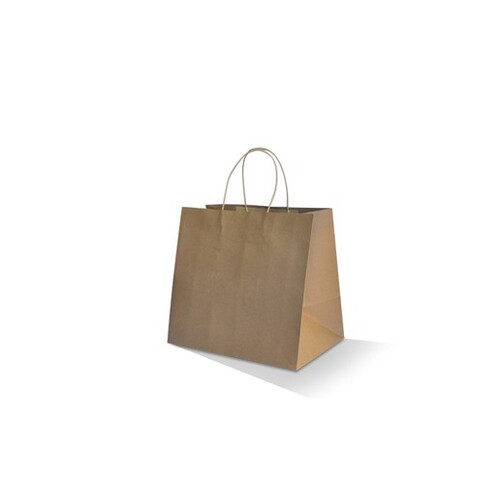 Brown Kraft Takeaway Paper Bags - Small, 250 pcs