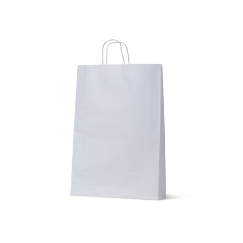White Kraft Paper Bags - Large (480x340+90mm, 250pcs)