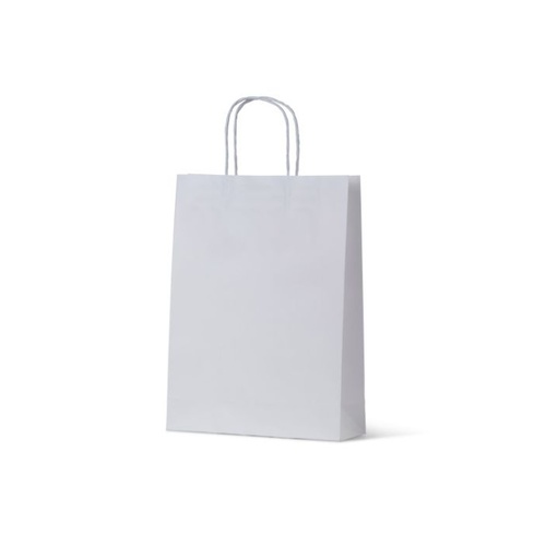 White Kraft Paper Bags - Medium (350x260+90mm, 250pcs)