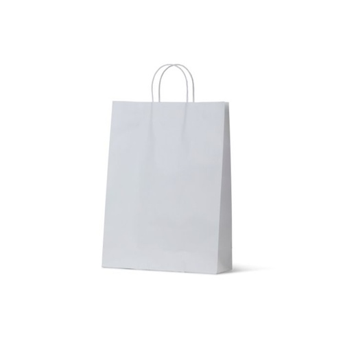 White Kraft Paper Bags - Midi (420x310+110 mm, 250pcs)