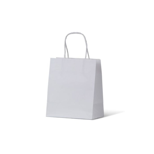 White Kraft Paper Bags - Toddler(WT)(200x170+100 mm, 500 pcs)