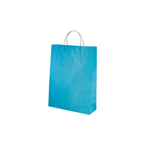 Blue Kraft Paper Bags - Midi, 250 pcs