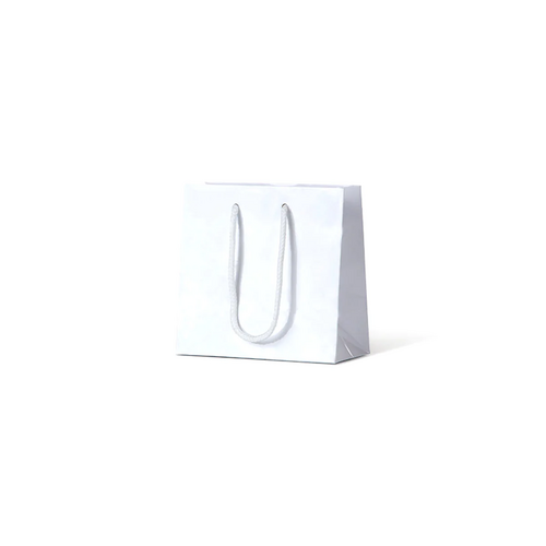 White Glossy Laminated Paper Bags - Baby (165 x165+90，200/ctn)