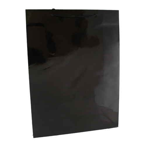 [CLEARANCE] Black Gloss Laminated Bags - Large 