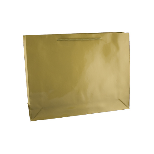 [CLEARANCE] Gold Gloss Laminated Bags - Large Boutique