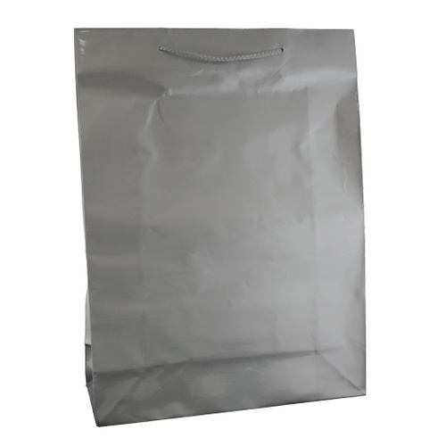  [CLEARANCE] Silver Gloss Laminated Bags - Large