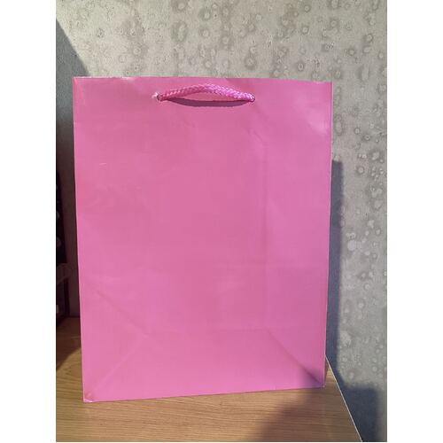 [CLEARANCE] PINK Gloss Laminated Bags - Medium