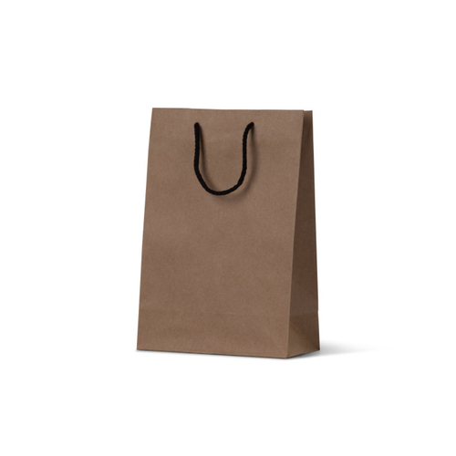 Deluxe Brown Kraft Paper Bags - Junior