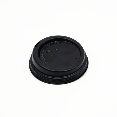 Bio Traveler Lid For 6/8oz/10oz Coffee Cup - Black (1000/ctn)