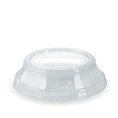 Raised Flat No Hole Clear Lid For 300-700ml BioCup (1000/CTN)