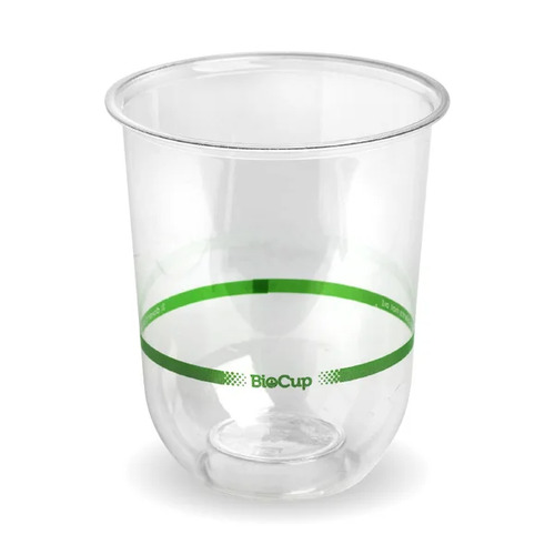 500ml Clear UShape Tumbler BioCup (1000/CTN)