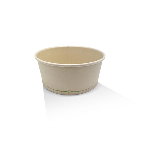 PLA Coated Bamboo Paper Salad Bowl 25oz - 750ml (300/ctn)