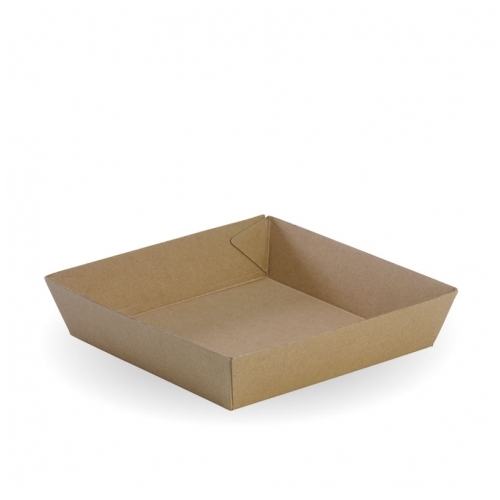 Corrugated Takeaway Tray #2 (250/ctn, 178x178x45mm)