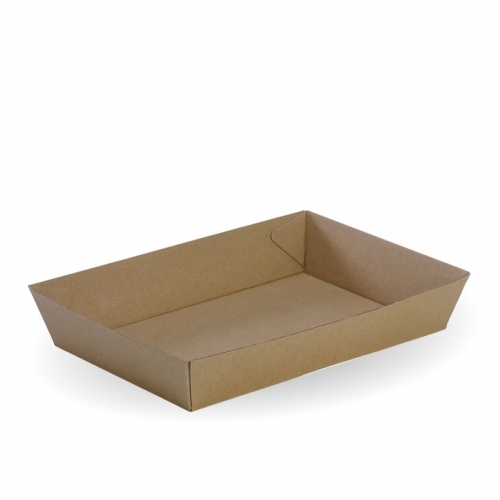 Corrugated Takeaway Tray #4 (250/ctn, 152x225x45mm)