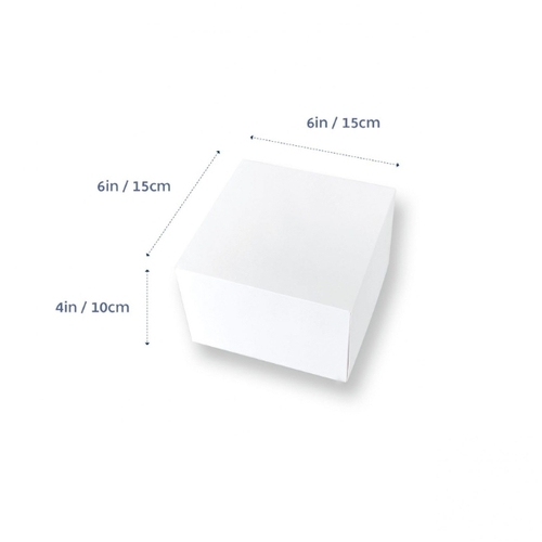 【Last One】 Cake Box 6", 500Ums (100pcs,6x6x4inch)