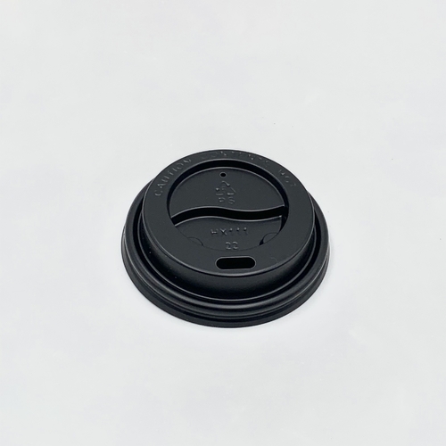 Flat Lid For 4oz Coffee Cup - Black (1000/ctn)