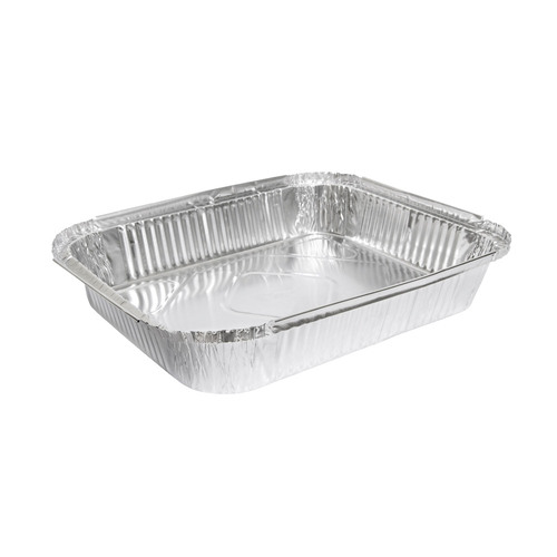 Shallow Half Gastronorm Foil Tray 3200ml (320x260x49mm, 100/ctn)