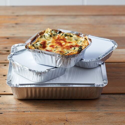 Square Small Foil Tray 300ml (132x132x33mm, 880/ctn)