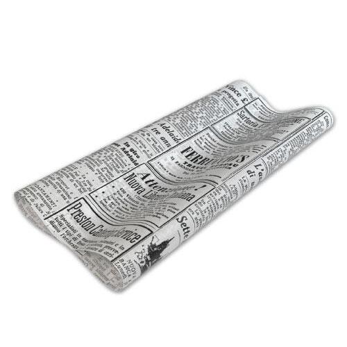 Greaseproof Paper - News Print 1/2 Cut (400x330mm, 200/Pack)
