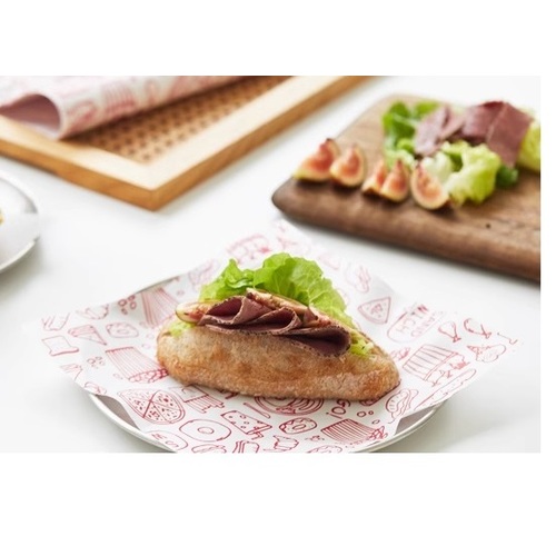 Red Icon Greaseproof Paper (200x300mm, 200pcs)