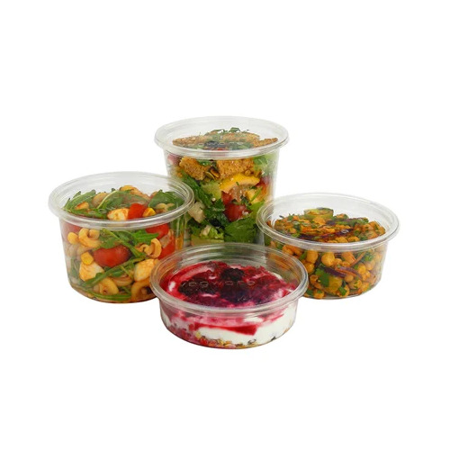 【RETAIL】50pcs Plastic Round Container Base 8/10/20/25/30oz