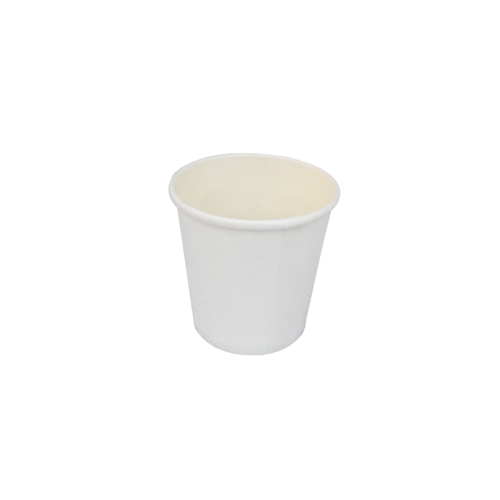 White Single Wall Coffee Cup 4oz