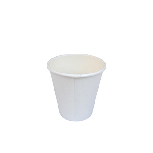 Single Wall Coffee Cup 6oz - White (1000pcs)