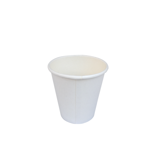 White Single Wall Coffee Cup 6oz