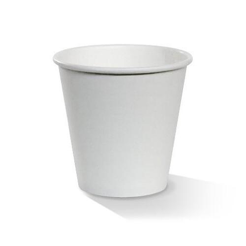 *Single Wall Coffee Cup 8oz Ø90mm - White (1000pcs)