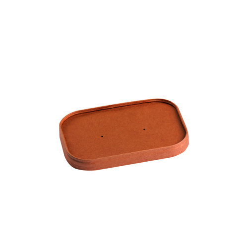 Kraft Rectangular Container Lid- Fit 500-1000ml (300/ctn)
