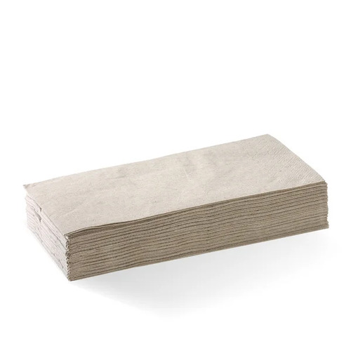 Dinner Napkin 2 Ply 1/8 Fold - Natural  (400x400mm, 1000pcs)