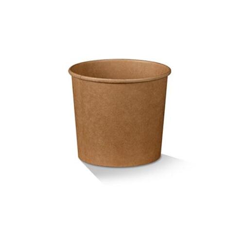 PE Coated Brown Paper Bowl 16oz - 500ml (500pcs)