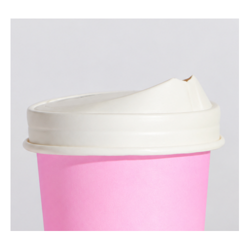Truly Eco® White Paper Sipper Lid – 80mm  (1000/ctn)