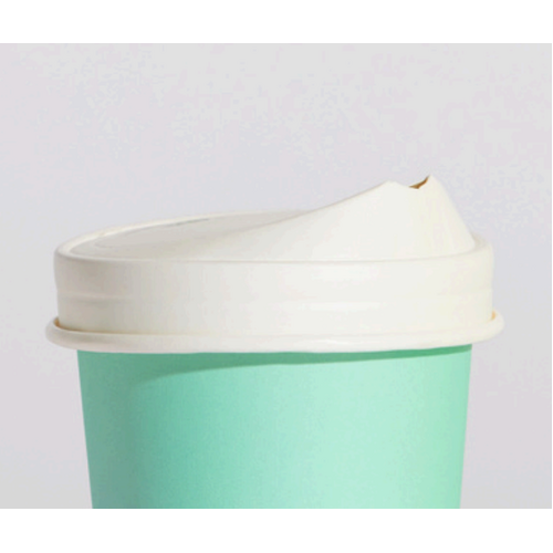 Truly Eco® White Paper Sipper Lid – 90mm  (1000/ctn)
