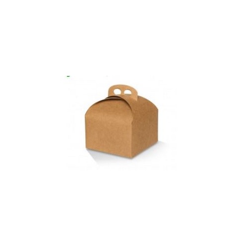 Kraft Cake Box - L (200pcs, 155x155x102mm)