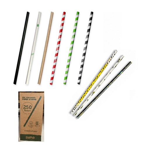 Regular  Paper Straw - 1Pack (250pcs)
