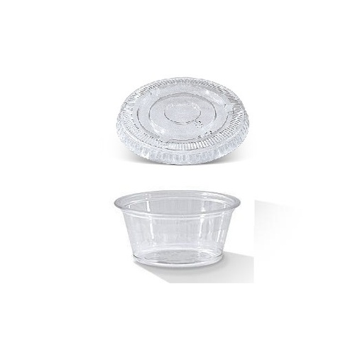 【RETAIL】100 set  PET Portion Cup / Sauce 3oz