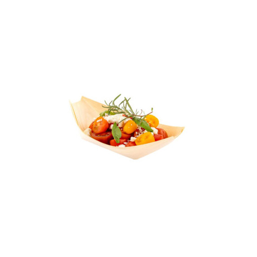【Retail】50pc Natural Wood Pine Boat - Medium