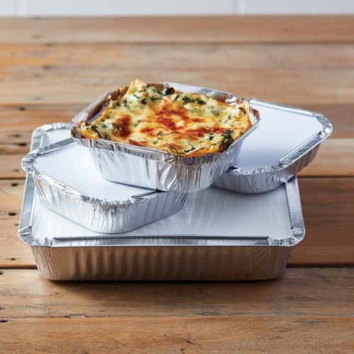 【RETAIL】 Foil Tray & LID 270ml/300ml/550ml/750ml 