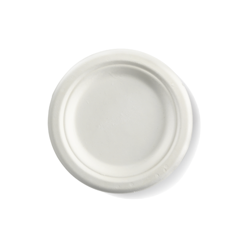 Round Sugarcane Plate 6" (1000/ctn)