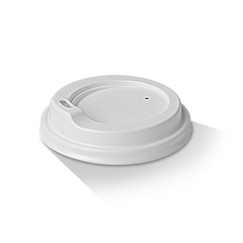 Sipper Lid For 6oz/8oz Coffee Cup - White