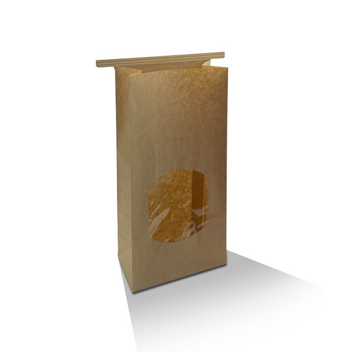 Tin Tie Bag With Window - Medium (120x65x246mm, 500/ctn)