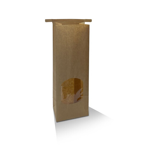 Tin Tie Bag With Window - Small (90x60x247mm, 500/ctn)