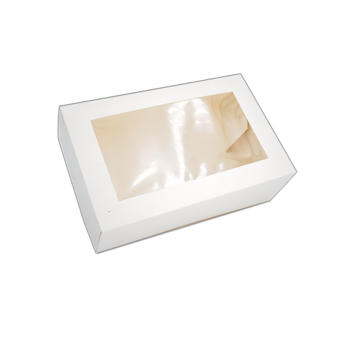 Window Box #6 White  (100pcs, 270x175x80mm)