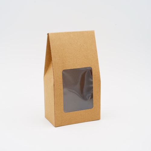Window Stand-up Pouch Large Kraft (190x100x62.5mm, 200 pcs)