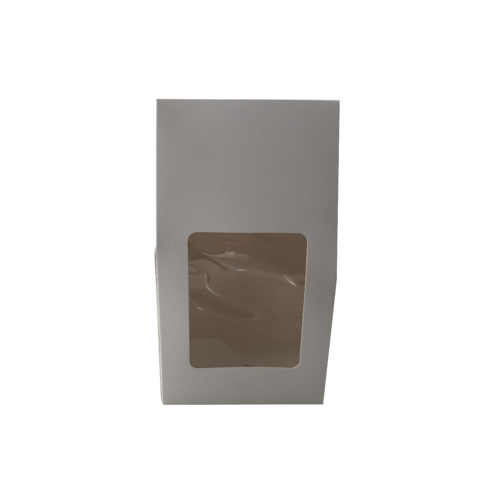 Window Stand-up Pouch Large White (190x100x62.5mm, 200 pcs)